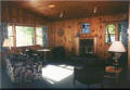 Interior of one of the cabins at Geiger's Trails End