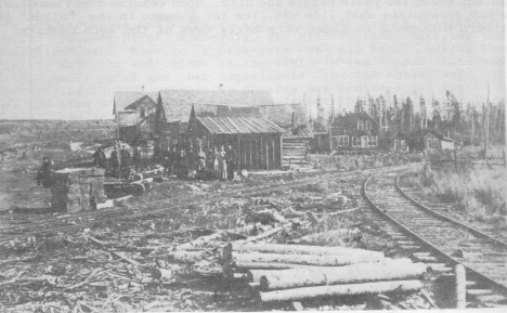 SAWMILL BUILT BY JOHN LUNDEEN, MARCELL MINNESOTA