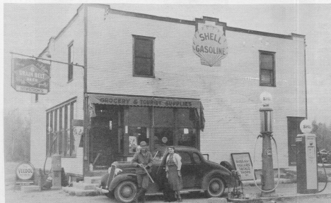 Newstrom's Store, Marcell Minnesota, early 1940's